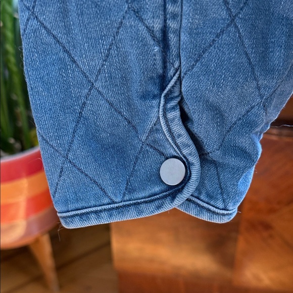 Dear John Light Blue Quilted Jacket - Picture 5 of 7